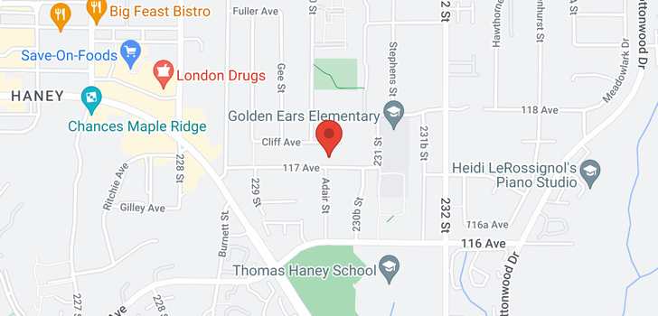 map of 23035 117 AVENUE